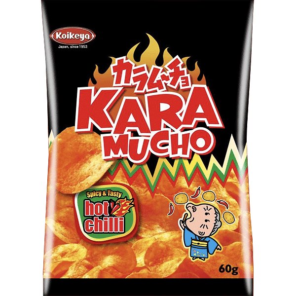  KOIKEYA Potato Chip Karamucho Chili 60g /PKT | Koikeya 咔辣姆久 辣味薯片 60g