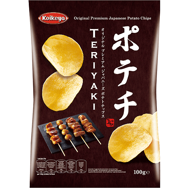  KOIKEYA Potato Chip Teriyaki 100g/PKT | Koikeya 照烧味薯片 100g