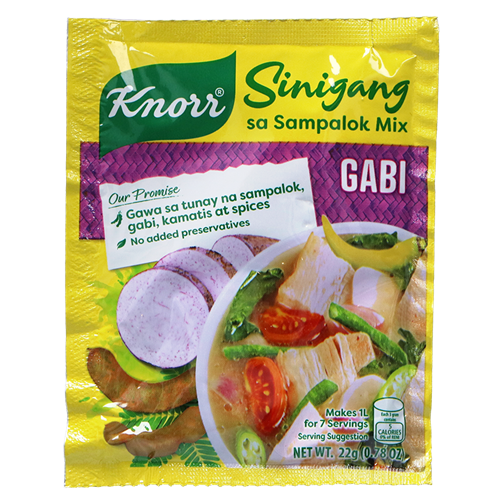  KNORR Sinigang Na Gabi Seasoning Mix 22g | Knorr  罗望子芋头混合调味料 22g