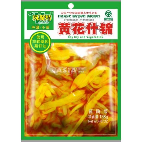 WEIJUTE Day Lily And Vegetables 138g | 味聚特 黄花什锦 138g