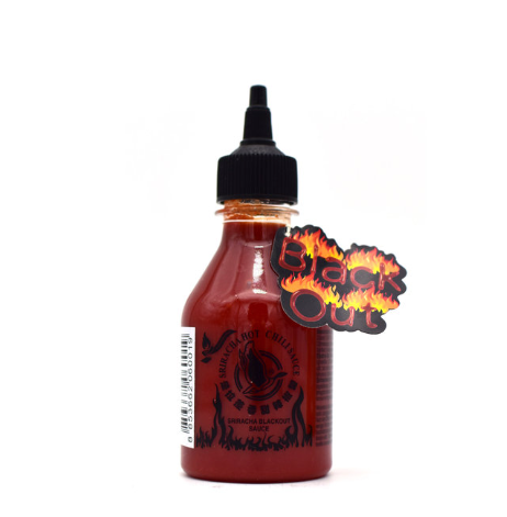 FLYING GOOSE Sriracha Blackout Chilli Sauce 200ml | 飞鹅牌 是拉差 辣椒酱 (极辣) 200ml