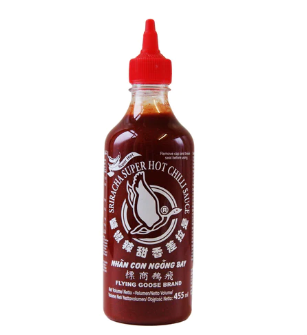 FLYING GOOSE Sriracha Super Hot Chilli Sauce 455ml |飞鹅牌 是拉差辣椒酱 超辣 455ml