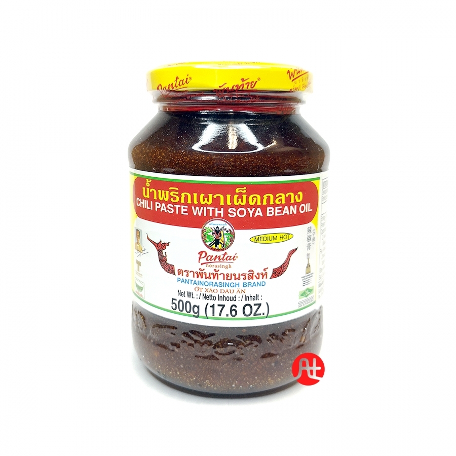 PANTAI Chilli Paste Soy Bean Oil Medium Hot 500g | PANTAI 中辣辣椒膏 500g-