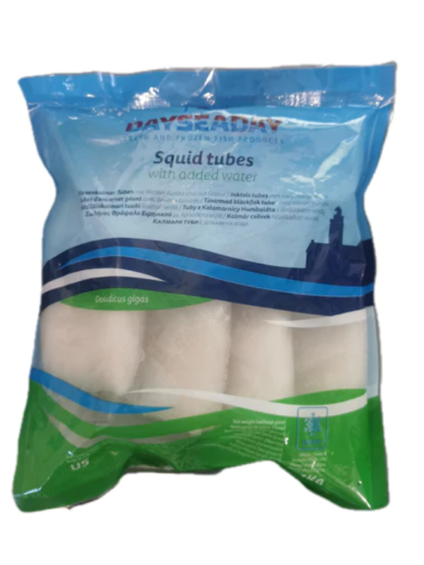 Dayseaday Squid tubes U-5 1kg (750g) | Dayseaday 鱿鱼筒 1kg (750g)