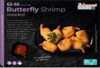 FSM Crispy Butterfly Shrimps ASC 31/40 1kg 10units/CTN | 31/40 ASC 蝴蝶型炸虾 1kg 10包/箱