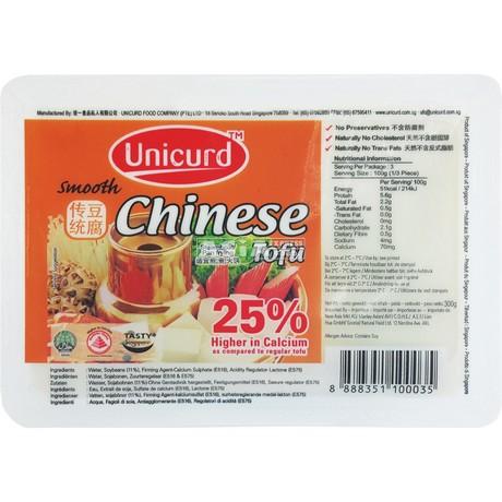 Unicurd T17 Smooth Chinese Tofu 300g | Unicurd T17 传统豆腐 300g