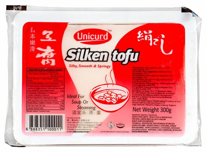 Unicurd T01 Silken Tofu 300g | Unicurd T01 红白盒装绢豆腐 300g