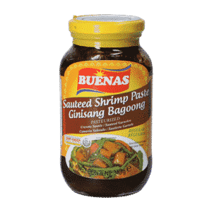 BUENAS Sauteed Shrimp Paste Ginisang Bagoong Spicy 340g | BUENAS 炒虾酱 辣 340g