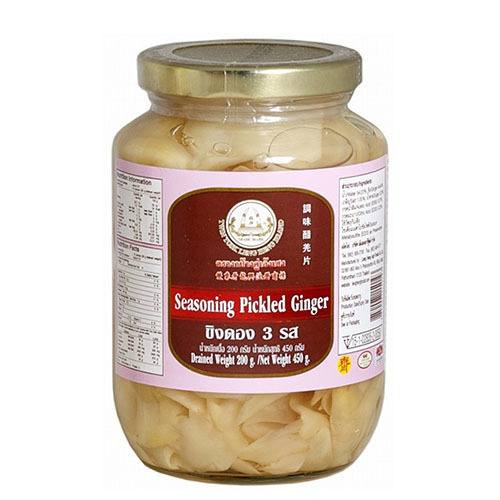 LENG HENG Seasoning Pickled Ginger 450g | 调味醋姜片 450g