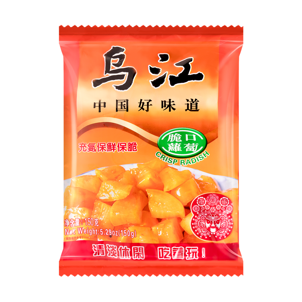 WuJiang Preserved Radish Bites 150g | 乌江 脆口萝卜 150g