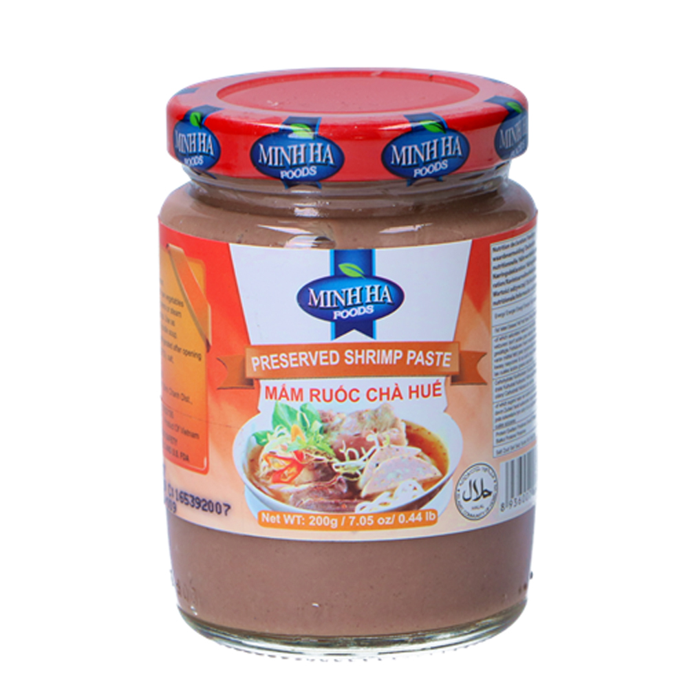 MINH HA VN Preserved Shrimp Paste Mam ruoc cha Hue 200g | MINH HA 越南虾膏 200g