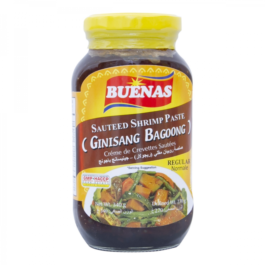 BUENAS Sauteed Shrimp Fry (Bagoong) Regular 340g | BUENAS 炒虾酱 340g