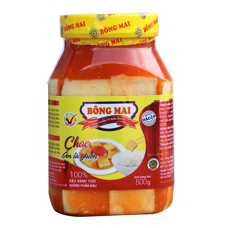 VN BONG MAI Chilli Bean Curd 250g | 越南 辣腐乳 250g