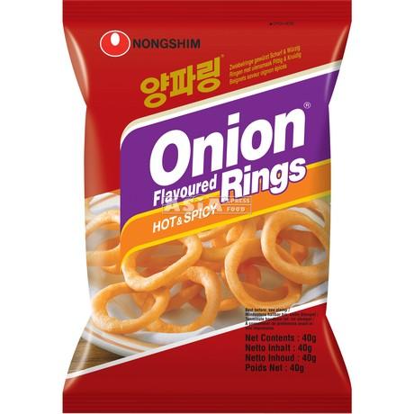 NONGSHIM Hot & Spicy Onion Rings 40g | 农心 香辣洋葱圈 40g