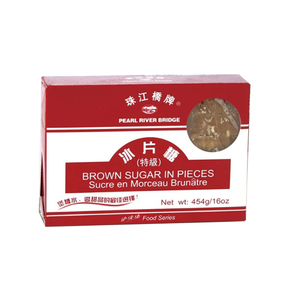 PRB Brown Sugar in Pieces 454g | 珠江桥 冰片糖 454g