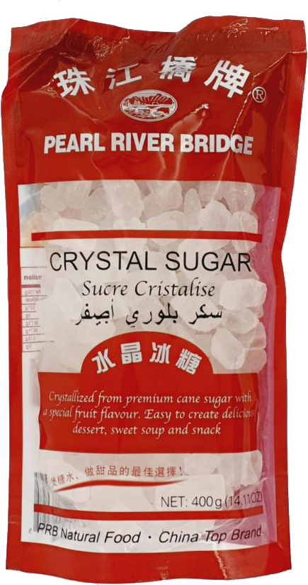 PRB Crystal Sugar White 400g | 珠江桥 水晶冰糖 400g