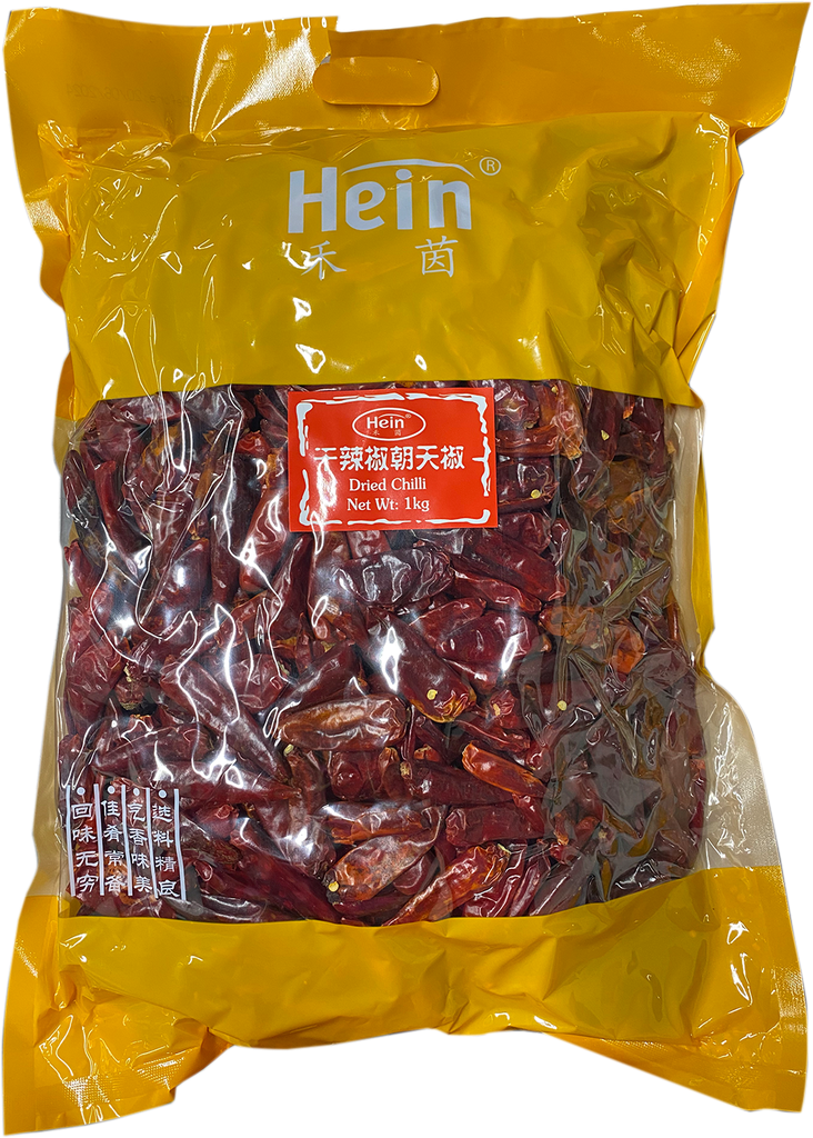 Whole Dried Red Chili 1kg | 中国 禾茵干辣椒 1kg