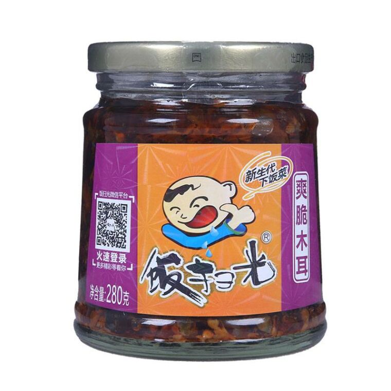 FSG Crispy Black Fungus 280g | 饭扫光 脆爽木耳 280g