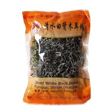 GL White Back Black Fungus Strips 100g | 金百合 清水白背木耳丝 100g