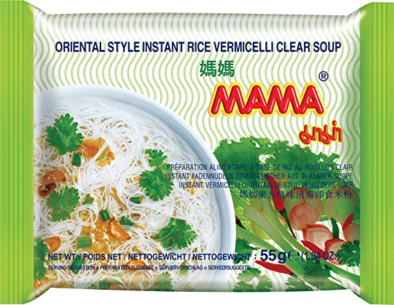 ASEA MAMA Oriental Style Rice Vermicelli Clear Soup 55g | MAMA 亚洲风味 清汤米粉丝 55g