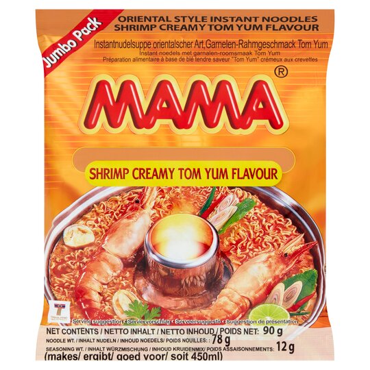 ASEA MAMA Shrimp Creamy Tom Yum Jumbo 90g | MAMA 奶油冬阴功面 90g