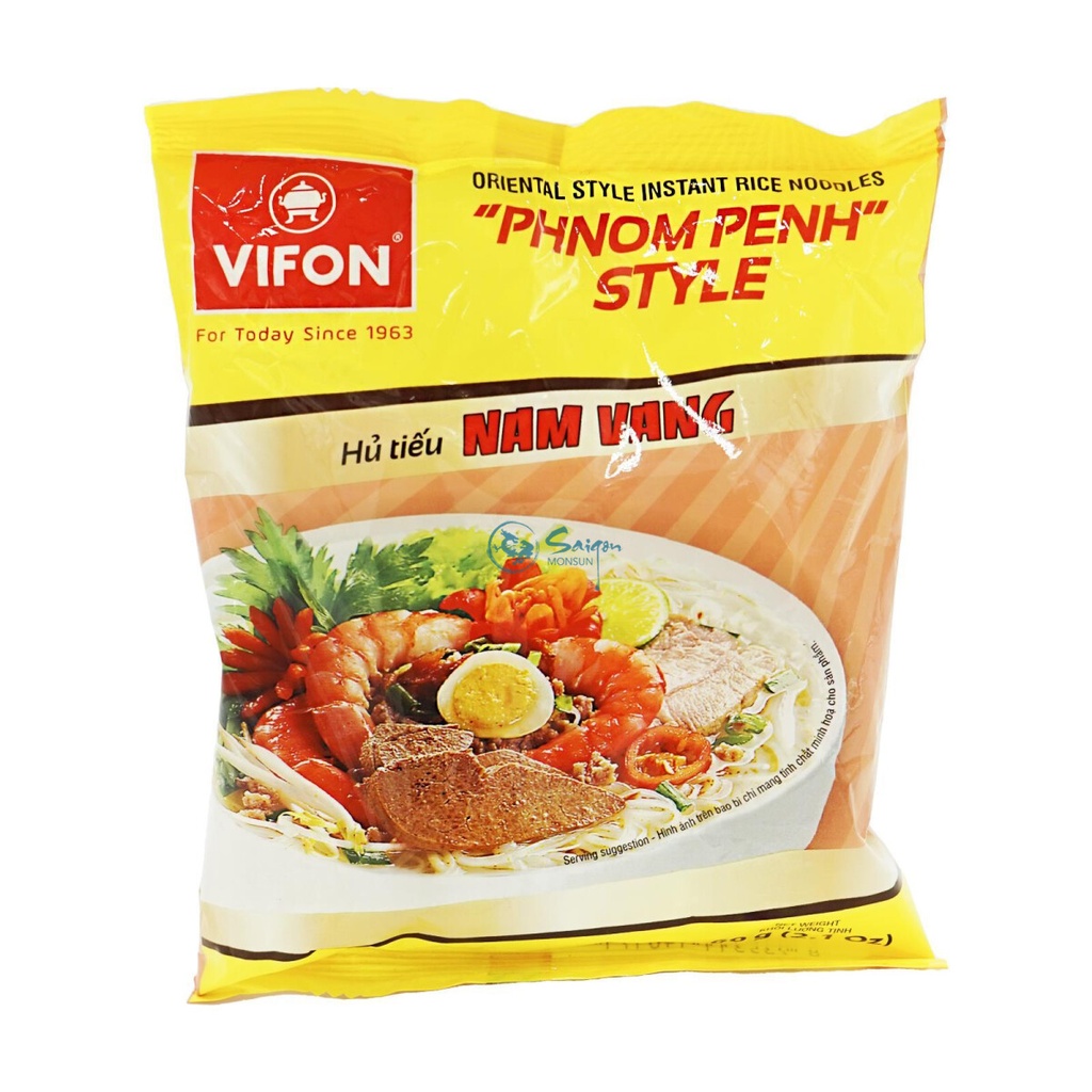 ASEA VIFON  Hu Tieu Nam Vang Rice Noodle 60g/PKT | VIFON  柬埔寨式米粉 60g