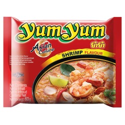 YUM YUM Shrimp Flavour 60g | YUM YUM  鲜虾味 60g