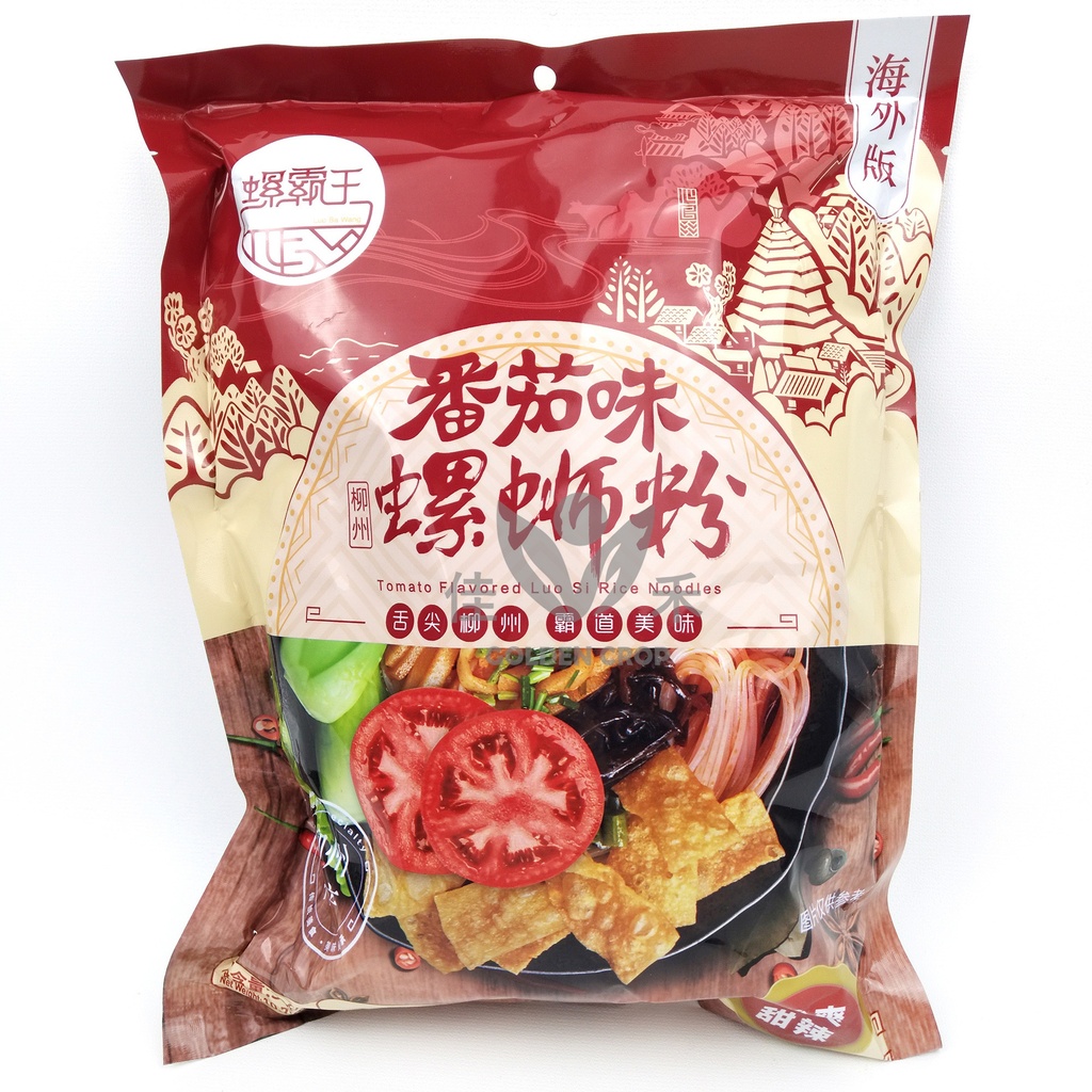 CN LBW Tomato Snail Noodles 306g | 螺霸王 番茄螺蛳粉 306g