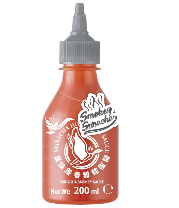 FLYING GOOSE Sriracha Smokey Chilli Sauce 200ml | 飞鹅牌 是拉差 烟熏味辣椒酱 200ml