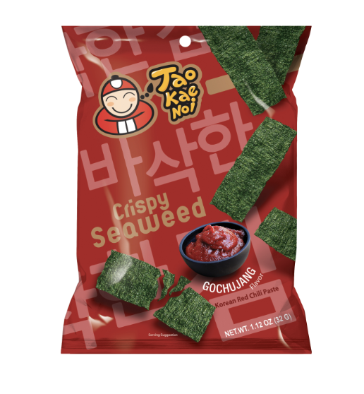 TAOKAENOI Crispy Seaweed Gochujang Flav. 32g | 小老板 海苔 韩式辣酱味 32g