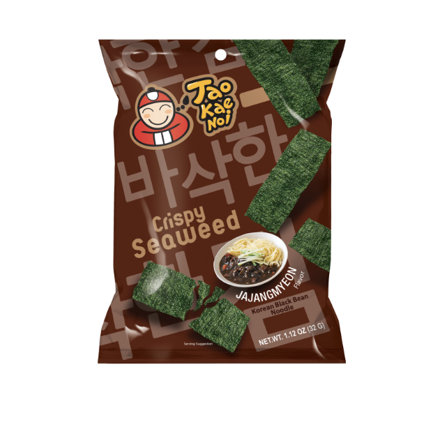 TAOKAENOI Crispy Seaweed Jajangmyeon Flav. 32g | 小老板 海苔 韩式炸酱面味 32g