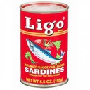 ASEA LIGO Sardines In Tomato Sauce Chili Added 155g | LIGO 番茄沙丁鱼罐头 辣 155g