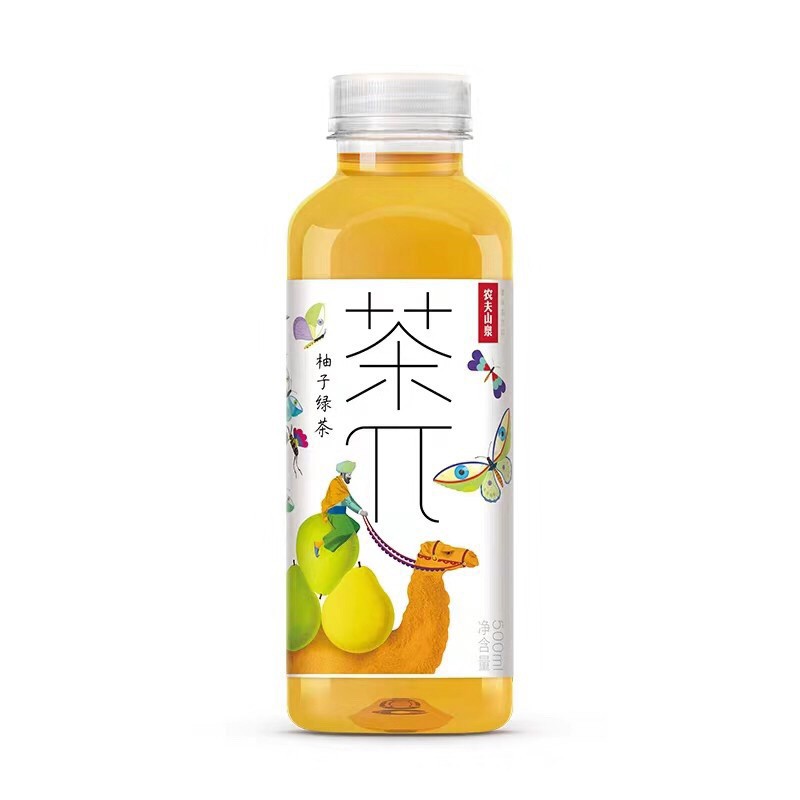 CN NFS Grapefruit Green Tea Drink 500ml | 农夫山泉茶π 柚子