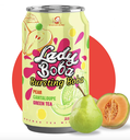 LADY BOBA Bursting Boba Tea Pear&Cantaloupe Flav. 320ml | LADY BOBA 脆波波果味茶 梨和哈密瓜味 320ml