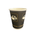 Black Paper Cup 268ml (50pcs/unit) | 黑色纸杯 咖啡杯 268ml (50个/条)