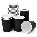 Juku Logo Black Paper Cup 7oz (50pcs/unit) | Juku 黑色纸杯 咖啡杯 7oz (50个/条)