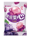 ORION Candy Purple Grape Flavor 70g | 好丽友 果滋果心 紫葡萄味 70g