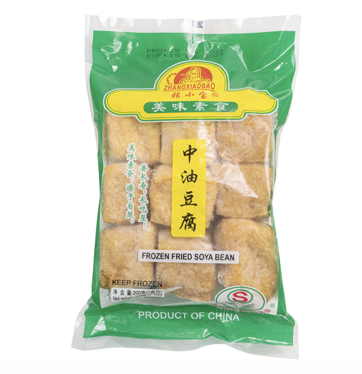 ZXB Frozen Fried Bean Curd 200g | 张小宝冷冻油豆腐200g | GC Espoo