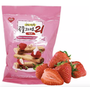 KR KEMY Premium Baked Crispy Roll Strawberry Flavor 80g | 韩国 KEMY 夹心谷物棒 草莓味 80g