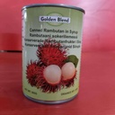 Golden Blend Canned Rambutan in Syrup  565g  | Golden Blend 糖水红毛丹罐头 565g