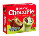 ORION Chocopie Matcha & Redbean Flavor 360g | 好丽友 巧克力派 抹茶红豆味 360g